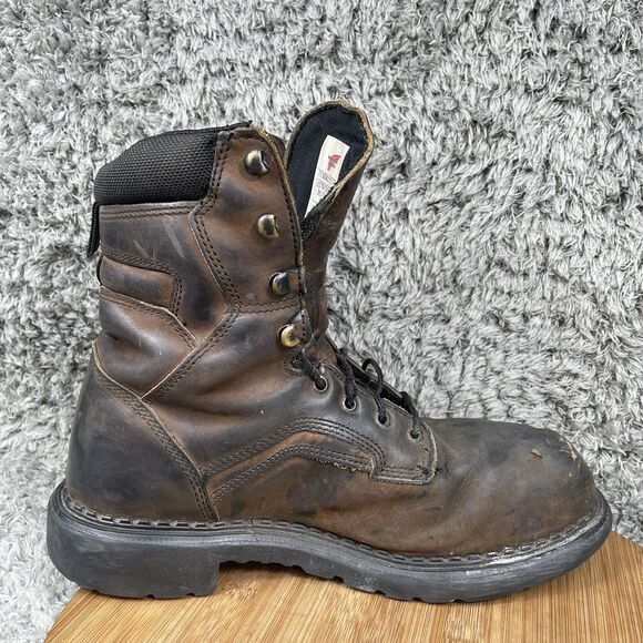 Red Wing Steel Toe Leather Work Boots Men's 10 D Waterproof 4435 - Picture 5 of 9